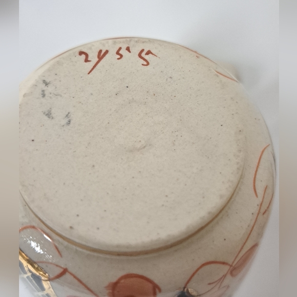 Vintage 1940's English Hand Painted Imari Style Condiment Set  EPNS Silver Plate - Picture 5 of 13